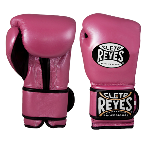 Hook & Loop Gloves (Pink) - Cleto Reyes