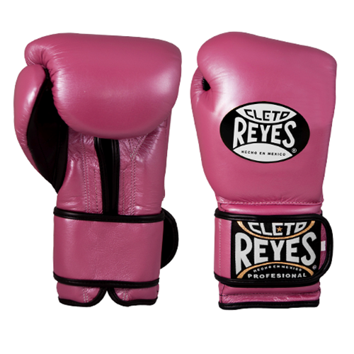 Hook Loop Gloves Pink Cleto Reyes Mighty Fighting Goods