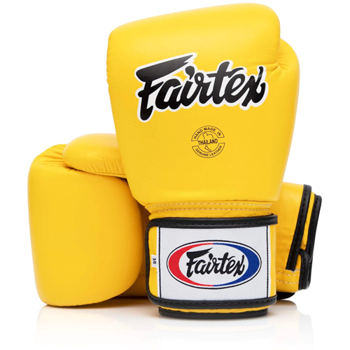 BGV1 Muay Thai Boxing Glove (Yellow) - Fairtex
