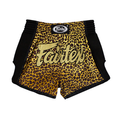 FT Muay Thai Boxing Short Leopard Slim Cut - Fairtex