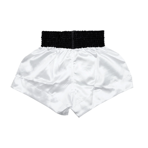 FT Muay Thai Boxing Short Superstitious White - Fairtex