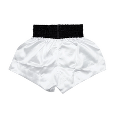 FT Muay Thai Boxing Short Superstitious White - Fairtex