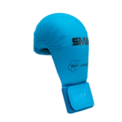 WKF Approved Karate Gloves (Blue) - SMAI