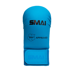 WKF Approved Karate Gloves (Blue) - SMAI