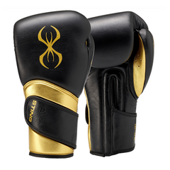 Viper X Boxing Gloves (Black/Gold) - Sting Sports