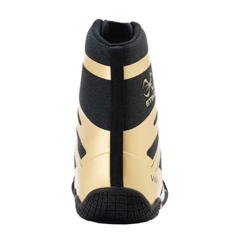 Viper Boxing Shoes (Black/Gold) - Sting | Mighty Fighting Goods