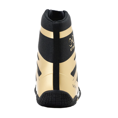 Vipers Boxing Trunks Viper Boxing Shoes (Black/Gold) - Sting Sports | Mighty Fighting Goods