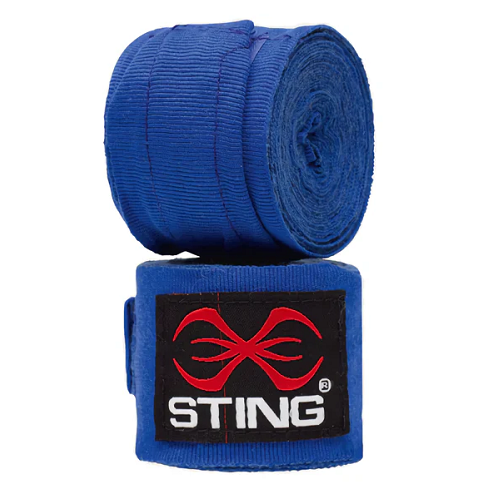 Elasticized Hand Wraps (Blue) - Sting Sports