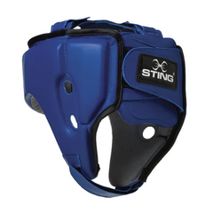 IBA Approved Competition Head Guard (Blue) - Sting Sports